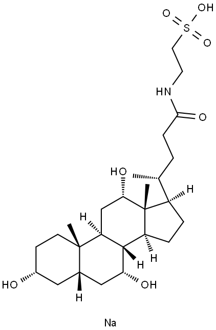 Sodium 2-[(3a,7a,12a-trihydroxy-24-oxo-5beta-cholan-24-yl)amino]ethanesulfonate(145-42-6)